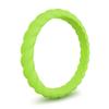 Novo Anel de Silicone Torcido Feminino de 3mm de Largura Amazon E-commerce Transfronteiriço Anel para Esportes ao Ar Livre Anel de Yoga