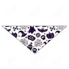 Peluca de Disfraz para Mascota de Halloween Color Doble Empalmado Cabello Rizado Estilo Occidental Bufanda Triangular Prop de Cosplay En Stock