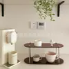 Estante de Almacenamiento Multicapa Estilo Francés Organizador de Escritorio para Tocador para Perfume, Aromaterapia, Productos para el Cuidado de la Piel, Bandeja para Artículos Varios de Baño