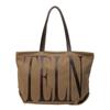 Bolsa de Lona Grande Capacidade com Letra Feminina 2024 Nova Moda Elegante Portátil Bolsa de Ombro Ruiying Bolsa de Compras Bolsa Tote