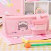Estuche Japonés de Gran Capacidad al por Mayor para Niñas de Primaria, Caja de Papelería Linda y Atractiva, Estuche para Lápices, Bolsa de Papelería Nueva
