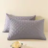 Juego de dos fundas de almohada impermeables, protector de funda interior de almohada, funda de almohada, forro de almohada antiaceite, funda de almohada antisudor