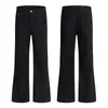 Ropa para Hombre Xintang Retro Americano Streetwear Pantalones Casuales Acampanados de Corte Ajustado para Hombres y Mujeres, Pantalones Adelgazantes de Pierna Ancha Cleanfit.