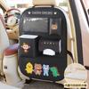 Bolsa de Armazenamento para Encosto de Banco de Carro Multifuncional com Lixeira Protetor de Banco Traseiro Anti-Chute Desenho Animado Grande Capacidade Bolsa de Carro para Pendurar