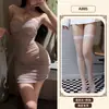 Lingerie Divertida com Tema de Laranja, Roupa para Realçar Seios Pequenos, Estilo Ousado, Roupa para Encontro, Vestido Bodycon, Tentação de Desejo Puro A885