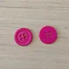 Botões Redondos de Resina Coloridos de Borda Fina 25mm Preto e Branco para Terno Botões de 4 Furos para Costura à Mão Botões de Costura Botões para Roupas de Trabalho