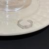 Nuevo Anillo de Doble Capa de Zirconia Micro-incrustada de Corea del Sur para Mujer, Personalidad Nicho, Diseño de Alto Grado, Cruz Envolvente, Anillo Combinable