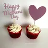 Inserto Decorativo para Bolo Dia das Mães Transfronteiriço Letra Feliz Dia das Mães Inserto para Bolo Suprimentos de Decoração para Festa de Aniversário