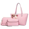 Bolso de Mujer 2025 Nueva Tendencia de Moda Bolso Tote Versátil para Hombro y Mano para Mujer Set de Tres Piezas