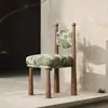 Silla de Comedor de Madera Maciza de Diseño Estilo Francés Vintage Lujo Ligero Gama Alta Creativa Wabi-Sabi para Comedor