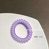 Anillo para el cabello con línea telefónica elegante de estilo coreano, cuerda para el cabello para mujer, cuerda para la cabeza de color gelatina transparente, banda de goma para mujer, pulsera para cola de caballo para el cabello para mujer
