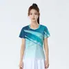 Nuevos Uniformes de Bádminton Conjuntos para Hombre y Mujer Manga Corta Ropa Deportiva Uniformes de Entrenamiento Competición Equipo Verano Secado Rápido Tenis de Mesa Bádminton Uniformes Personalizados