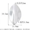 Prata Esterlina S925 Padrão de Folha Contas Espaçadoras de Prata Feitas à Mão, Estilo Chinês Contas Lisas Planas de Prata Acessórios para Pulseira DIY Peças de Prata 925