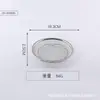 Peneira de Fritura de Aço Inoxidável Doméstica com Malha de Orelha Filtro de Óleo Placa Filtro Batata Frita Frango Frito Placa Filtro de Óleo Lixamento
