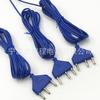 Fio Elétrico Azul para Caneta Faca Elétrica 3m Fio Elétrico para Caneta Faca Elétrica Médica Cabo de Alimentação de Três Vias Cabo Especial para Equipamentos Médicos