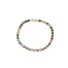 Pulsera de Estilo Coreano Ins con Cierre Redondo de Circonita, Pulsera de Lujo Ligero de Gama Alta, Joyería Vintage Exquisita Personalizada para Mujeres