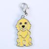 Nueva placa de identificación de metal para perro con forma de oso, productos para mascotas, regalos creativos para el hogar, se puede grabar con láser, colgante de madera para perro.