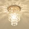 Lámpara de techo nórdica, pasillo, pasillo, lámpara sencilla, lámpara de balcón, moderna lámpara de cristal para el hogar, lámpara de lujo, iluminación