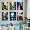 Nuevo Pintura de Diamantes 5D Mundo Animal Colorido DIY Pintura Decorativa de Diamantes Completos Fabricante Mayorista de Suministro Transfronterizo de Amazon