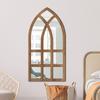 MZ420-427 Adhesivo de Espejo Acrílico de Madera Transfronterizo Ventana Falsa Sala de Estar Dormitorio Estudio Adhesivo de Pared Decorativo