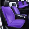 Almofada de Pelúcia para Assento de Carro de Inverno Peça Única Sem Encosto Almofada Espessa de Algodão Almofada Aquecida para Banco Dianteiro Almofada Quadrada Única