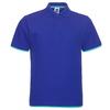 Polo de Hombre de Color Sólido King 1AC05 con Cuello de Doble Color Personalizado Manga Corta Camisa Publicitaria Camiseta con Solapa Ropa de Trabajo LOGO Impreso