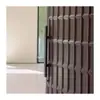 Bloques de madera irregulares y personalizados, puerta de entrada de madera maciza, acabado horneado moderno, tallado en relieve tridimensional, madera de nogal, hecho a medida