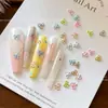 Accesorios de aleación para arte de uñas personalizados, mini moños, decoraciones de uñas de macarrón 3D de moda, venta al por mayor en grandes cantidades