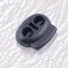 Atacado de Fabricante de Presilhas de Mola, Presilhas Plásticas para Cordão com Furo Único e Duplo, Presilhas Plásticas Planas com Olho Único, Acessórios para Bolsas de Contas Redondas