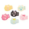 Lindo Gato Kiti Pez Resina Accesorios DIY Pegamento de Crema Pinzas para el Cabello Zuecos Juguetes de Comida Materiales Hechos a Mano Accesorios