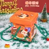 Caja de Regalo Navideña de Dibujos Animados Caja de Empaque para Manzana de Nochebuena Premio de Clase Regalo Souvenir Navideño para Estudiante