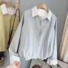 Jaqueta Curta Patchwork Lapela Estilo Coreano Nicho Coreano Preguiçoso Primavera 2026 Feminina Solta Emagrecedora Casual
