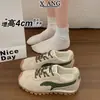Piel Genuina Hace que los Pies Parezcan Más Pequeños Zapatos Argan Zapatos de Mujer Con Cordones Zapatos de Entrenamiento Alemanes Otoño 2026 Nuevos Zapatos Deportivos Casuales Versátiles