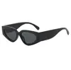 Nuevas Gafas de Sol Retro Cat-Eye con Bloques de Color, Moda Transfronteriza Europea y Americana, Gafas de Sol de Alta Gama de Moda Anti-UV para Mujer