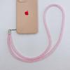 Acessórios de Cordão para Capa de Celular Corda de Malha Versátil Alça de Pescoço de Cristal Estilo Longo Porta-Crachá da Marca Decoração Pingente Venda por Atacado