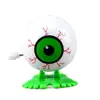 Novidade Divertido Mola de corda Mola de corda Bola que pula Basquete Futebol Bola de olho grande Truque Halloween Presente Brinquedo