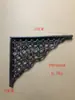 Barandilla de Puerta de Hierro Forjado Soporte de Ángulo Recto de Hierro Fundido Retro Soporte Triangular para Estante Estante de Almacenamiento para Cocina Soporte de Esquina
