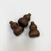 Adornos de Aromaterapia para Coche de Nogal Calabaza Fulu Difusor de Perfume para Coche Nuevo Madera Flor Seca Inserto Jarrón de Madera Maciza