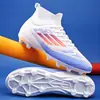 Chuteiras de futebol infantis transfronteiriças, chuteiras de futebol juvenis para meninos, chuteiras de futebol com travas TF para estudantes meninas, chuteiras de futebol com travas longas AG, atacado de comércio exterior