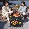 Estufa para preparar té y asar a la parrilla, el más vendido transfronterizo, juego completo de electrodomésticos para el hogar, mesa de reunión integrada, parrilla para barbacoa de invierno