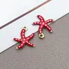 Acero Inoxidable Goteo de Aceite Serie Oceánica Pulpo, Delfín, Estrella de Mar, Cangrejo Colgante Arete Collar DIY Accesorios de Joyería