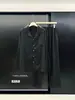 Terno masculino de cetim, estilo cavalheiro, com mangas compridas para o outono, sensação fresca, conjunto de duas peças de pijama de seda, toque macio, para usar em casa