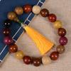 Pulseira de Múltiplas Contas 2.0, Várias Pulseiras de Madeira para Homens e Mulheres, Joias para Casais, Artesanato de Madeira para Vendedores de Rua