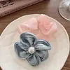 Anillo para el pelo de felpa grande para intestino grueso de otoño e invierno, banda elástica para el pelo de celebridad de internet coreana para mujer, cuerda para el pelo peluda de estilo invernal, diadema elegante
