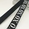 Banda elástica jacquard de alta elasticidad y alta densidad de nailon, ropa interior ropa interior con letra de LOGO impresa, cinta elástica, accesorios para la ropa