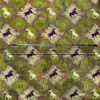 Tela de Hilo Fragante Jacquard de Rayón, Colt Morado Saltando Verde, Camisa de Nuevo Estilo Chino, Chaleco, Tela Hecha a Mano para Cheongsam