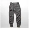 Pantalones de chándal funcionales finos y de secado rápido para hombre en verano, pantalones casuales sueltos para exteriores con cintura elástica fina, pantalones de moda