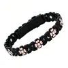 Pulseira Magnética Cross-Border Tk Mais Vendida, Fashion de Luxo Leve, Trevo da Sorte, Esmaltado com Diamantes, Pulseira de Casal Ecológica Nova Atualizada