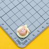 Juego de Comida Animales de Dibujos Animados Tenedor Pollito Conejo Oso Cachorro Plato para Pastel Pasador Cordón para el Cabello Accesorios de Resina DIY