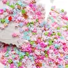 Nuevas Decoraciones de Uñas Trendy de Plumeria, Mezcla de Flores Pequeñas de Color Puro, Lindas Piezas DIY de Resina para Uñas y Accesorios para el Cabello